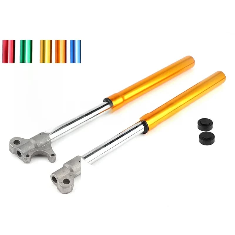 Fourche avant antichoc 540mm, Suspension pour petite moto Apollo chinoise 47cc 49cc, Dirt Bike, Motocross