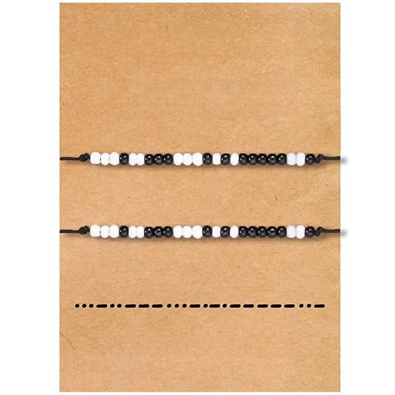 Bracelets de couple pour petit ami, cadeaux pour petite amie, longue distance, WNships, bracelet assressentipour lui, elle, je t'aime