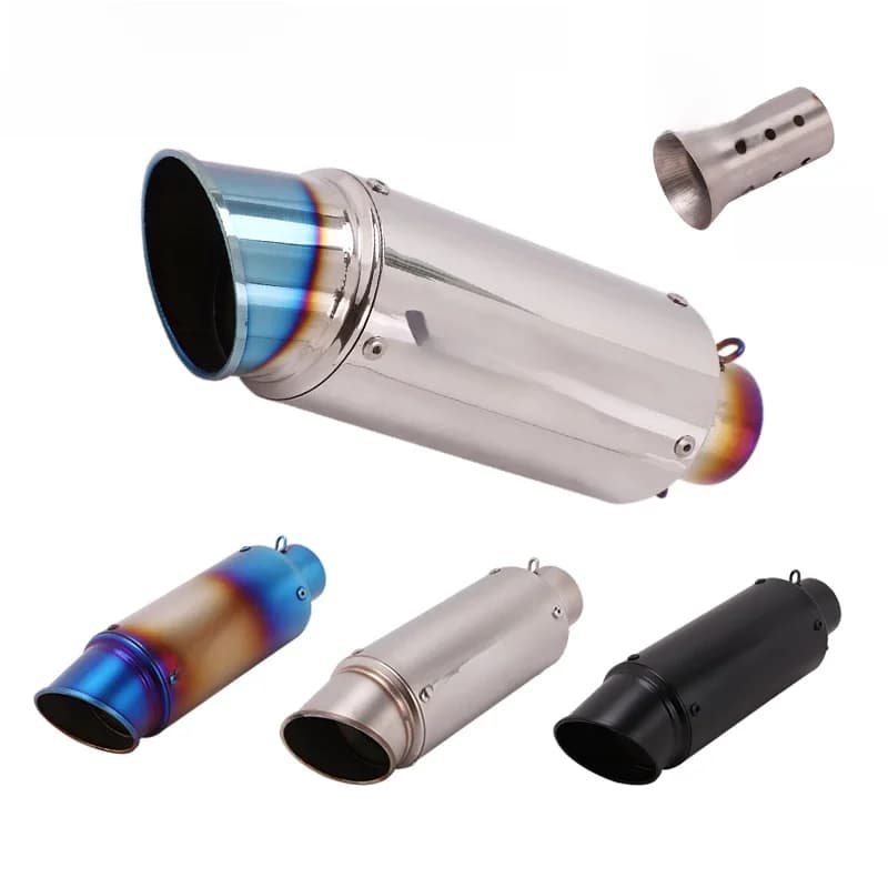 Silencieux universel pour motocross avec DB Killer, projet de tuyau d'accès moto, Escape Moto, R25, Z750, R3, Mt07, Mt09, 51mm, 60mm