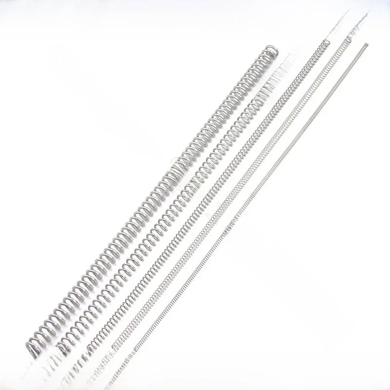 Fil à ressort de Compression 305mm, diamètre 0.3 0.4 0.5 0.6 0.7 0.8 1 - 5mm, diamètre extérieur 3 3.5 4 4.5 5 5.5 6 7 8 10 12 - 60mm de longueur 305mm