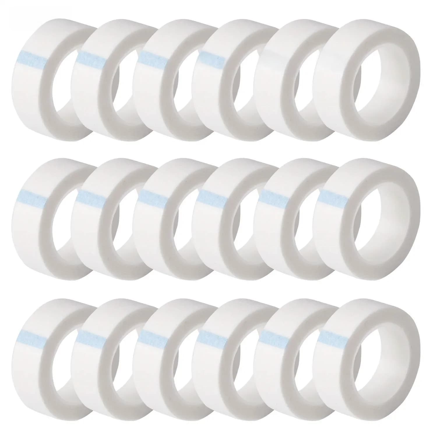 5/10/20/30/50 rouleaux ruban de papier d'extension de cils peluches respirant Non-tissé tissu ruban adhésif pour faux cils Patch