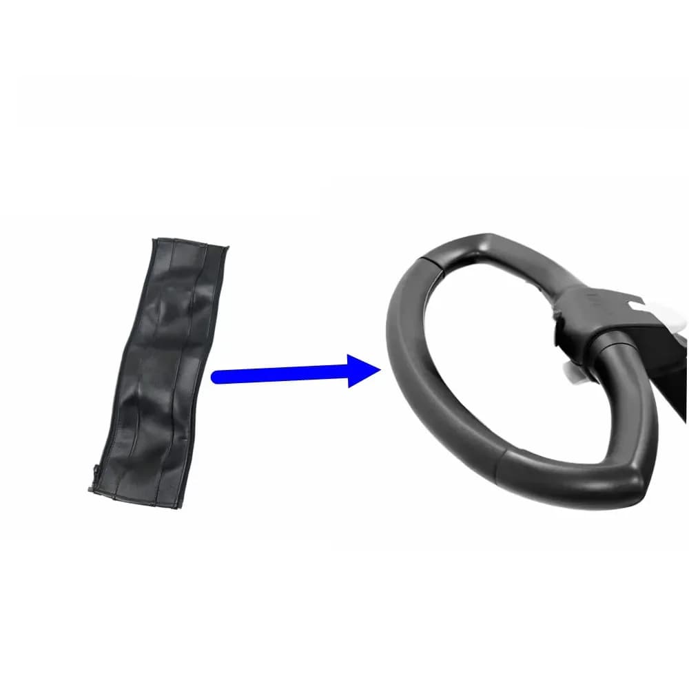 Juste de poignée en cuir PU pour poussette, Stokke Xplory V6, X, pare-chocs de landau, étuis de protection, housses d'accoudoir, bébé Cheshire Age, accessoires