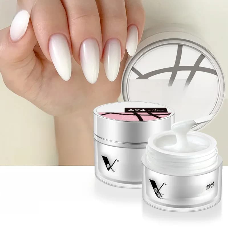 VENALISA Gel d'extension de couleur claire perle Glittle Gel Canni approvisionnement Camouflage fixation gelée Gel pour ongles Gel acrylique auto-nivelant