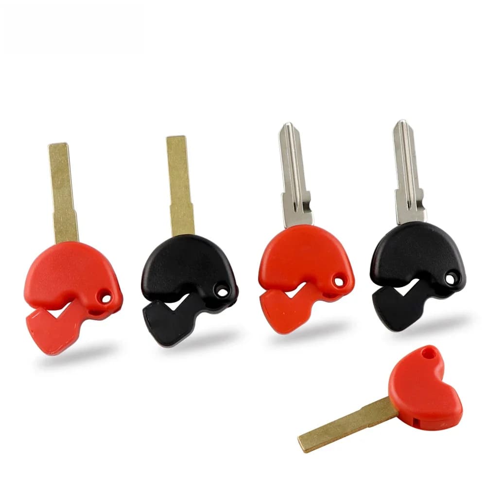 YIQIXIN clé de moto rouge pour Vespa Piaggio 3vte Fly 125 Gts Gtv 250 300 LXV150 GTS300 MP3 Beverly 350 clé de lame d'embryon de Scooter