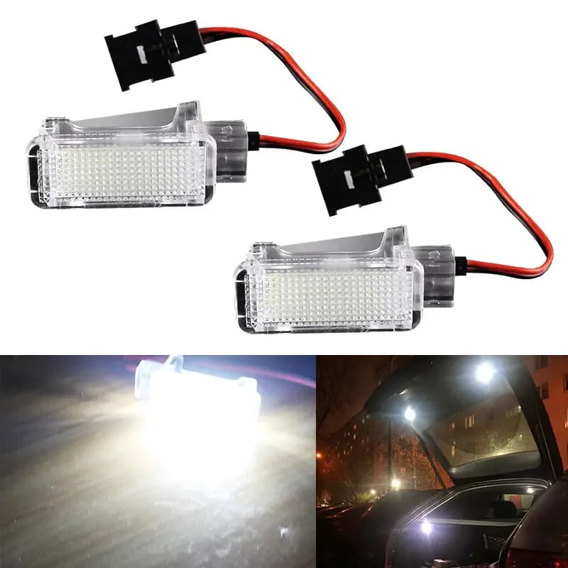 Lampe LED Canbus pour coffre de voiture, 1/2/10 pièces, blanc, pour Skoda Octavia Fabia Superb Roomster Kodiaq, lumière pour compartiment à bagages