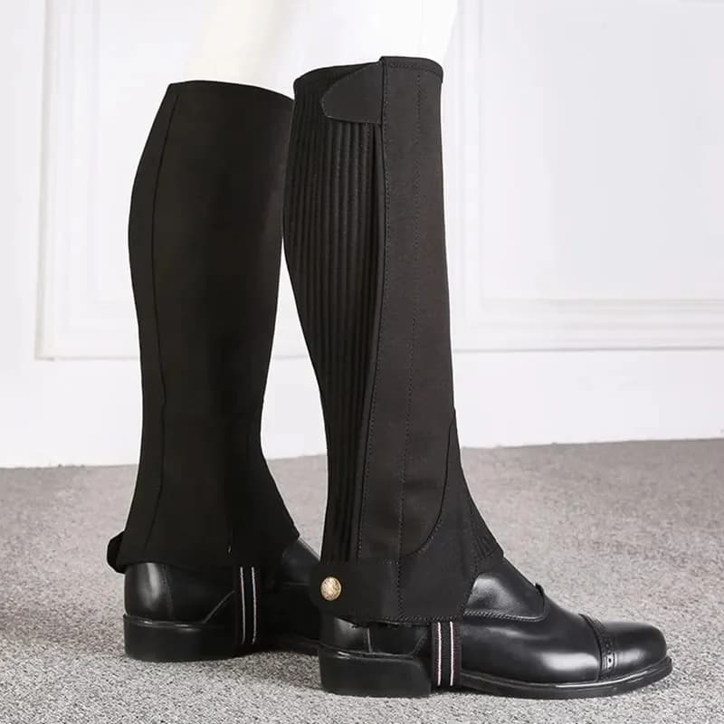 Couvre-bottes d'équitation pour adultes et enfants, leggings équestres, protège-jambes, équipement d'équitation, couvre-bottes de cavalier, nouveau