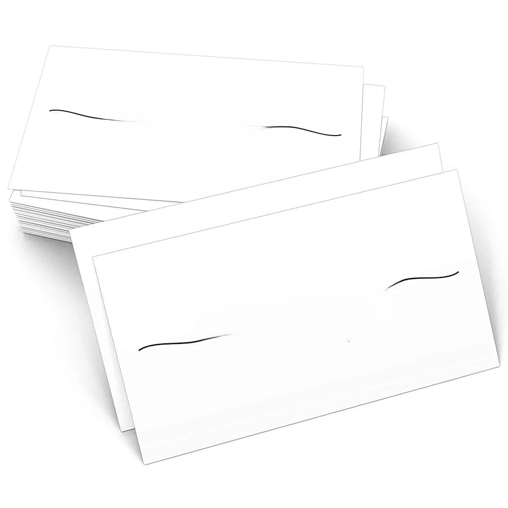 SlessShop-Carte de vministériels x blanche, merci de soutenir ma petite carte de visite, papier cartonné d'appréciation, 9x5.4cm, 10-30 pièces
