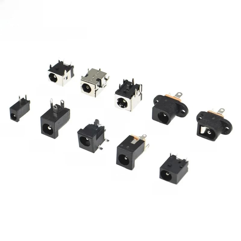 10 prises de courant continu femelles DC005 5.5*2.1mm 5.5*2.5mm 3.5*1.35mm 5.5*2.1 5.5*2.5 3.5*1.3 DC-002/005/044/044a/017