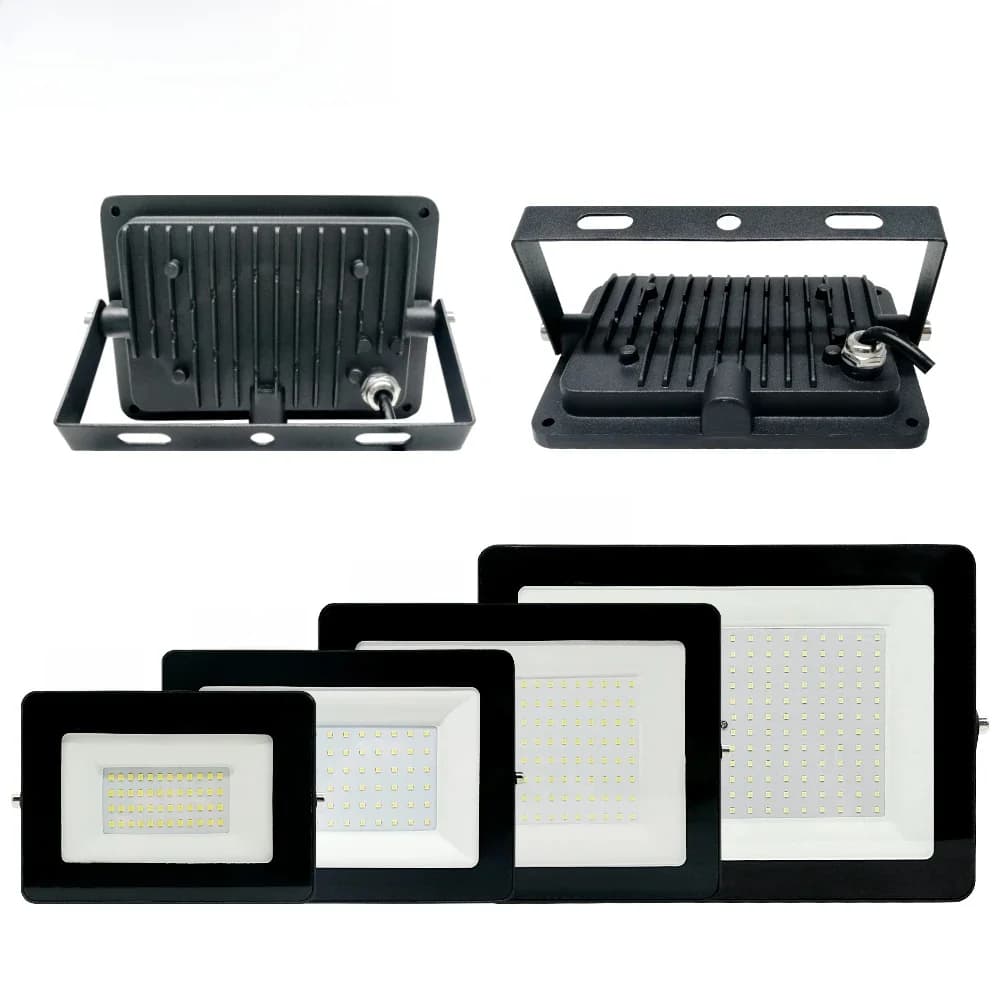 Éclairage LED 300W 200W 100W 50W AC 220V lampe de projecteur IP67 réflecteur foco led éclairage extérieur extérieur projecteur projecteur projecteur