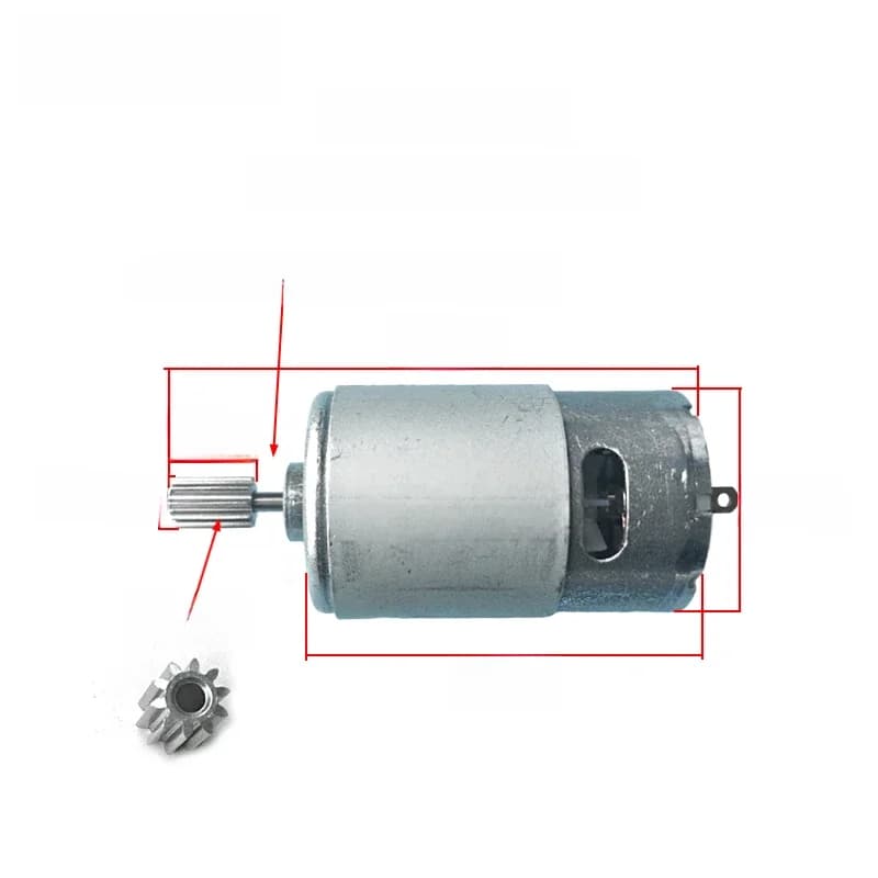 Moteur de voiture électrique pour enfants RS550 à 10 dents 12V 24V, moteur RS570 pour voiture de tour pour enfants, moteur pour véhicule électrique pour enfants