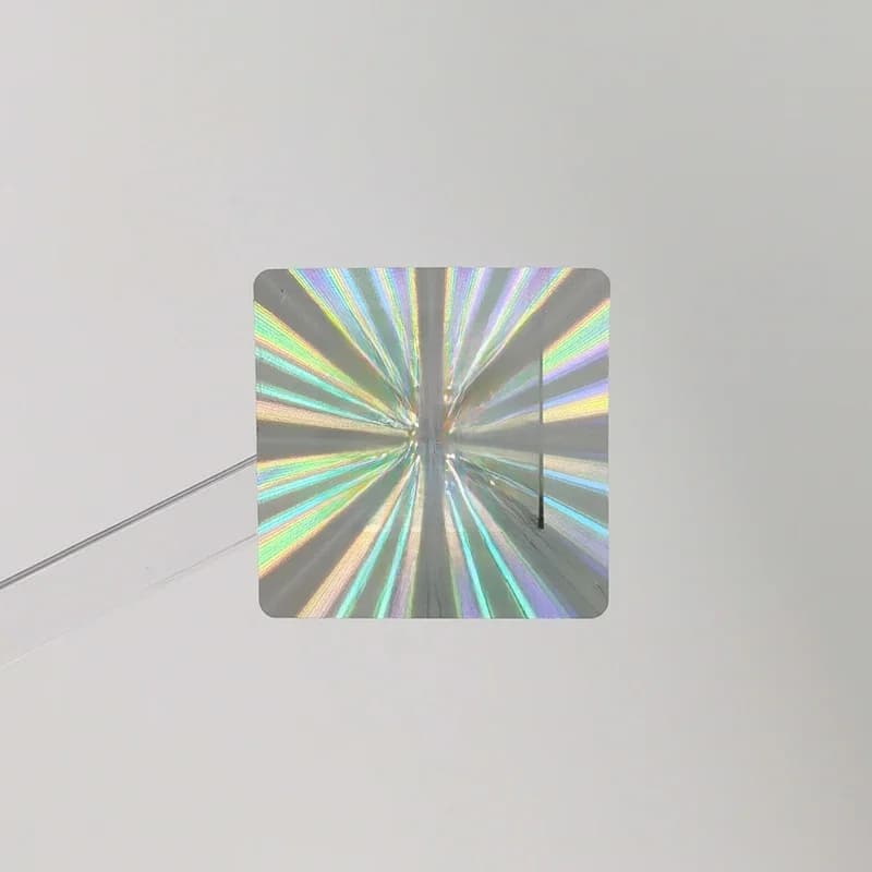 Autocollant holographique de Code QR 25x25mm, 1000 pièces, inviolable vide, étiquette de sécurité Laser authentique, numéro Unique, personnalisé