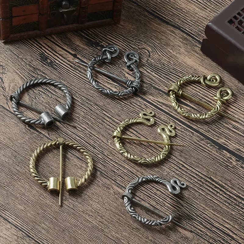Broche de Style Viking Vintage, bijoux, écharpe, boucle, amulette nordique, accessoires