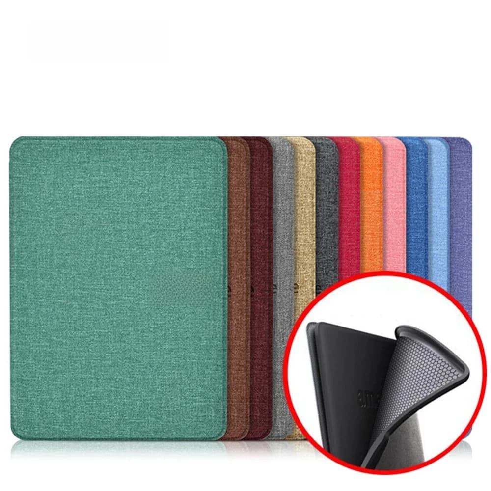 Pour Paperwhite 12th tissu couverture souple pour Kindle 11/10th étui intelligent pour Kindle Paperwhite 5/6/7th coque de protection magnétique