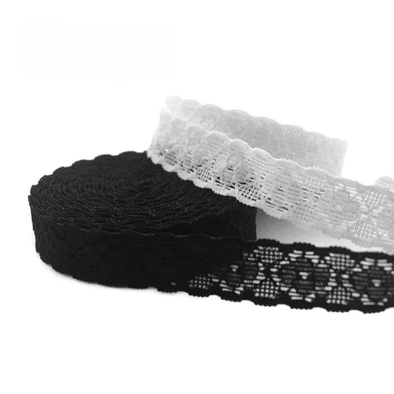 BRISTLEGRASS 2 5 10 Yard 3/4 "20mm dentelle garniture élastique Spandex bande cheveux cravate bandeau soutien-gorge sous-vêtements Lingerie bricolage couture artisanat