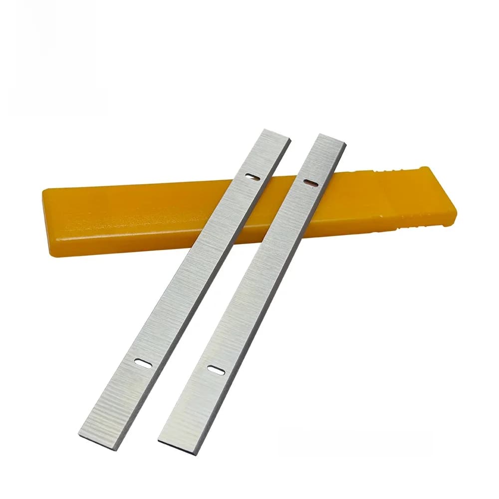 FOXBC 210mm x 16.5mm x 1.5mm lames de raboteuse HSS pour Einhell TH-SP 204,TC-SP 204 raboteuse 210mm couteau de raboteuse outil de travail du bois 2 pièces