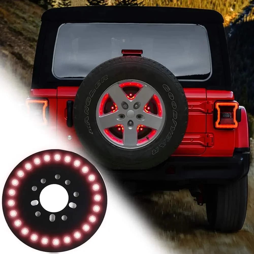 Feu arrière de frein de secours, pour Jeep Wrangler JK JKU JL JLU, feu arrière illimité, 3ème, pour Sport, Rubicon Sahara X