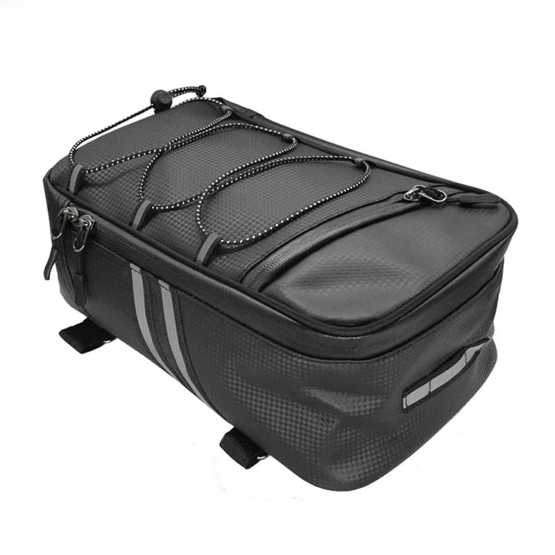 Sac de rangement étanche en cuir PU pour moto et vélo, coffre arrière Electrolux T1, bagages en poudre, sacoche de vélo VTT, sac initié, 8L