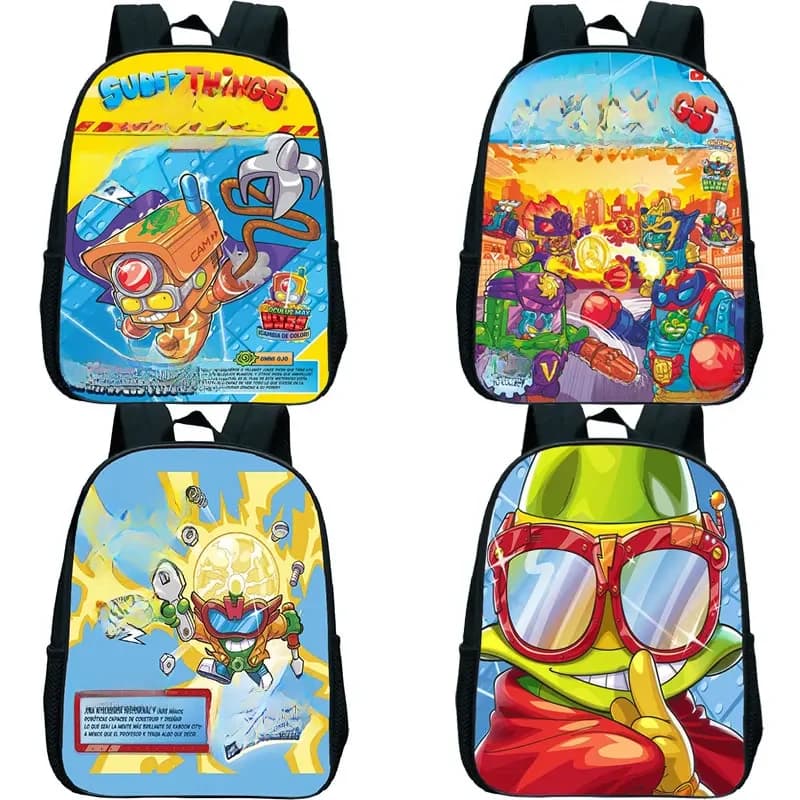 Jeu chaud Superzings série 8 sac d'école maternelle enfants sac à dos SuperThings dessin animé sac à dos Mochila pour enfants garçons filles