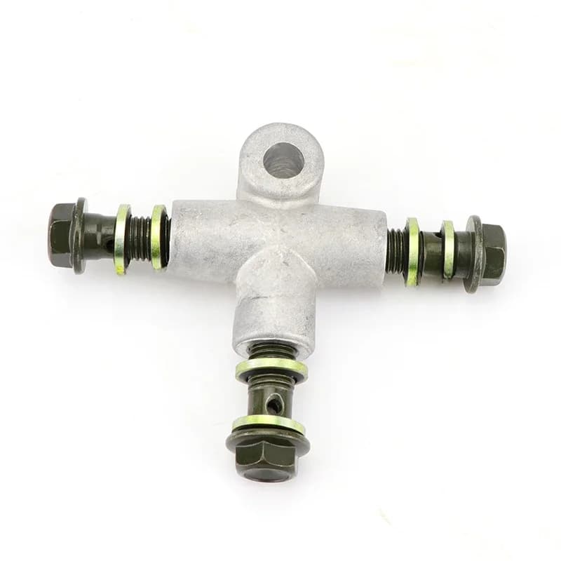 Tuyau de frein hydraulique, raccord en T, connecteur en T, adaptateur 3 voies pour moto, Dirt Pit Bike, système de freinage ATV