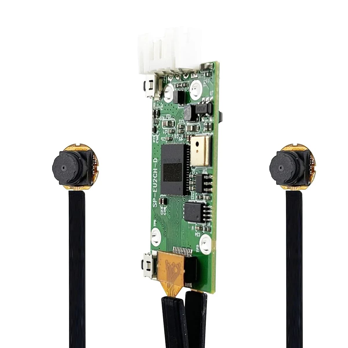 Caméra stéréo HD à double objectif et capteur, carte USB, 400mm, longueur FPC, Mini dispositif de Surveillance, Module de WebCam UVC avec Microphone
