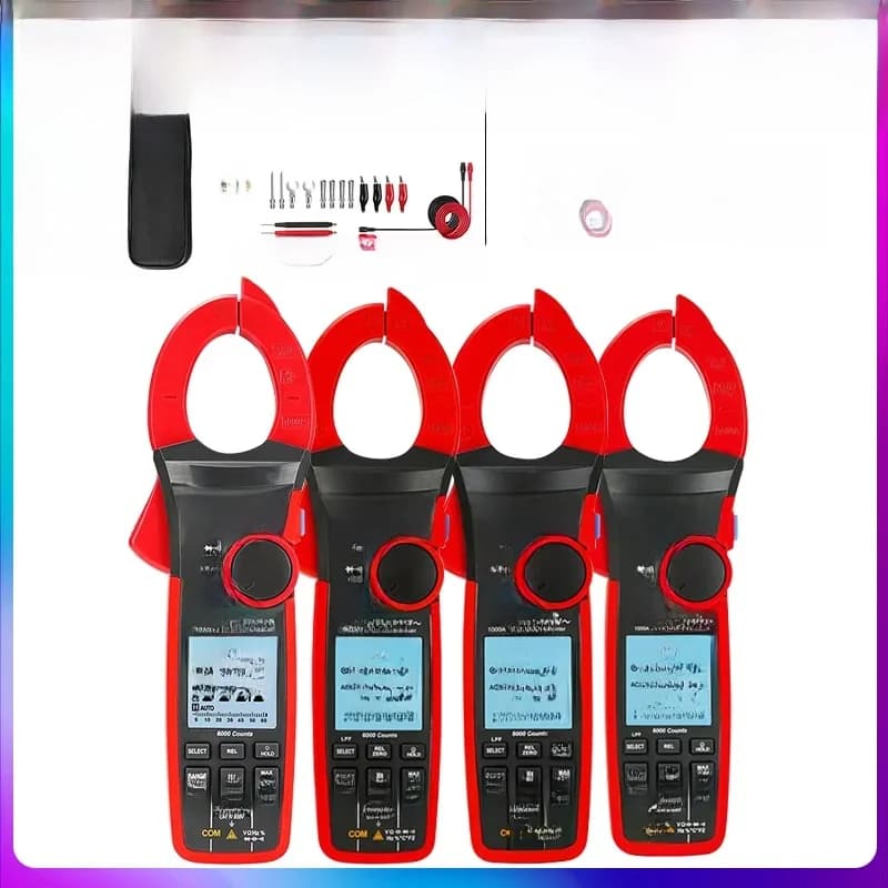Pince multimètre numérique UNI-T True RMS UT207B UT208B AC DC courant 1000A 1000V pince ampèremètre LPF 6000 pince ampèremétrique