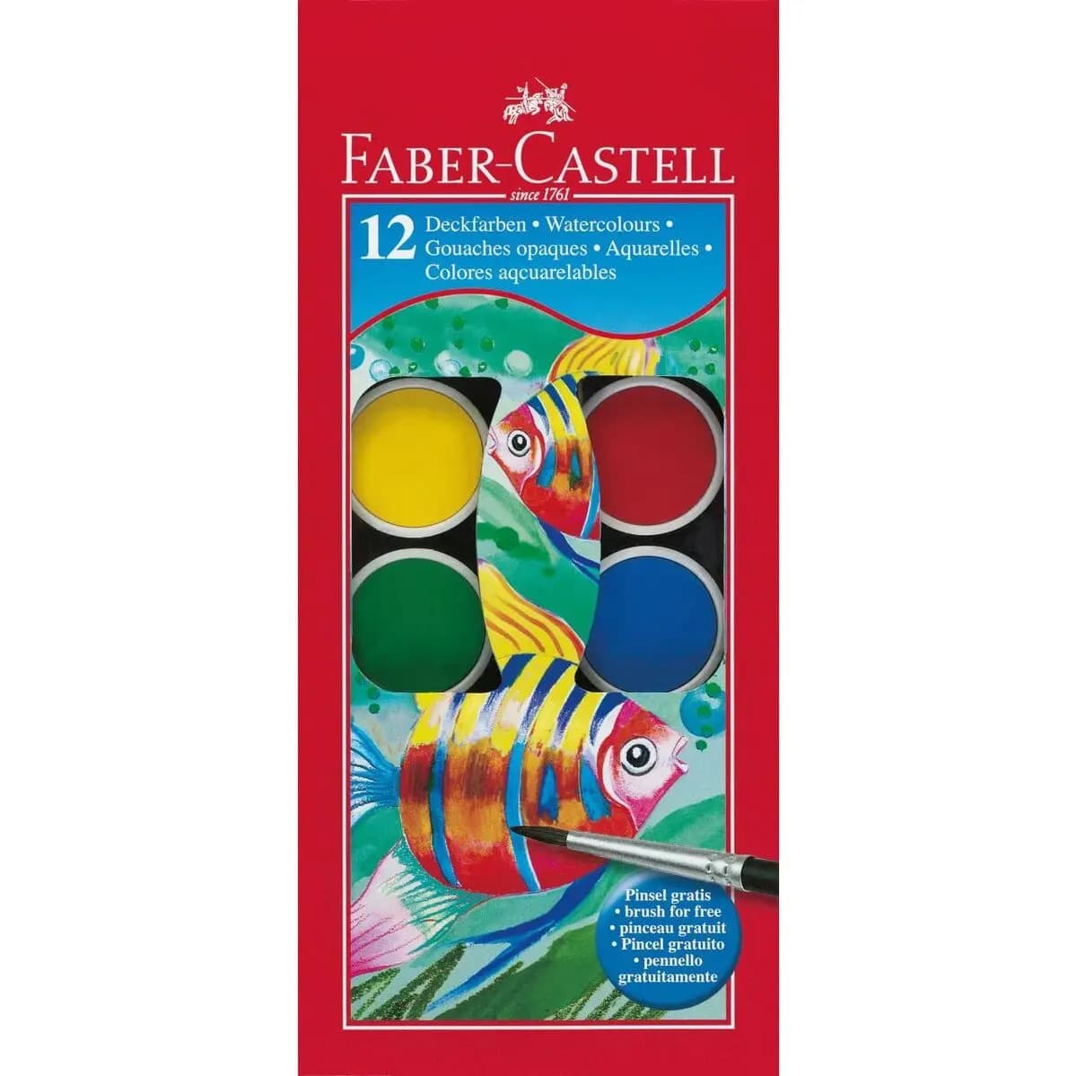 Faber Castell-Étudiant interconnexion, peinture 12 couleurs, école