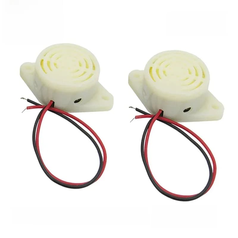 Buzzer SFM-27 95DB, 2 pièces, Buzzer actif à décibels élevés 3-24V 12V, buzzer électronique, alarme sonore Intermittente, pour Arduino