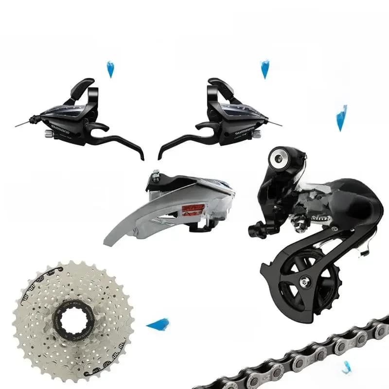 WinterMANO-Groupe ALTUS ACERA avec manettes de vitesse EF500, dérailleur avant et arrière, pignon de cassette, 3x8 vitesses, M310, M360, HG200, HG41, JOR