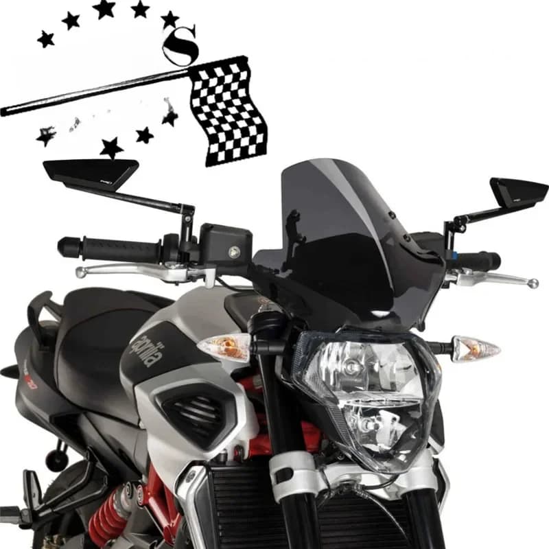 Déflecteur de Pare-Brise de dehors pour Moto, Convient aux Modèles APRILIA WinterVER750 Shiver 750 2007-2009 WinterVER900 Shiver 900 2017-2021