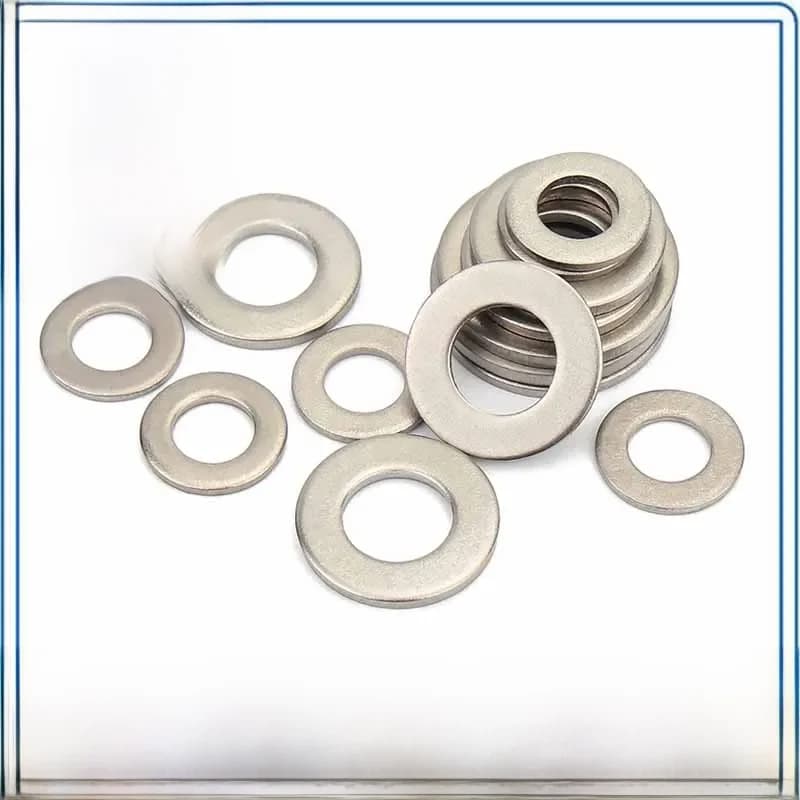 Rondelle plate surdimensionnée en titane pur TA2, joint uni pour M2 M2.5 M3 M4 M5 M6 M8 M10 M12 M14 M16 M18 M20 M22 M24, boulon à vis 1/10 pièces