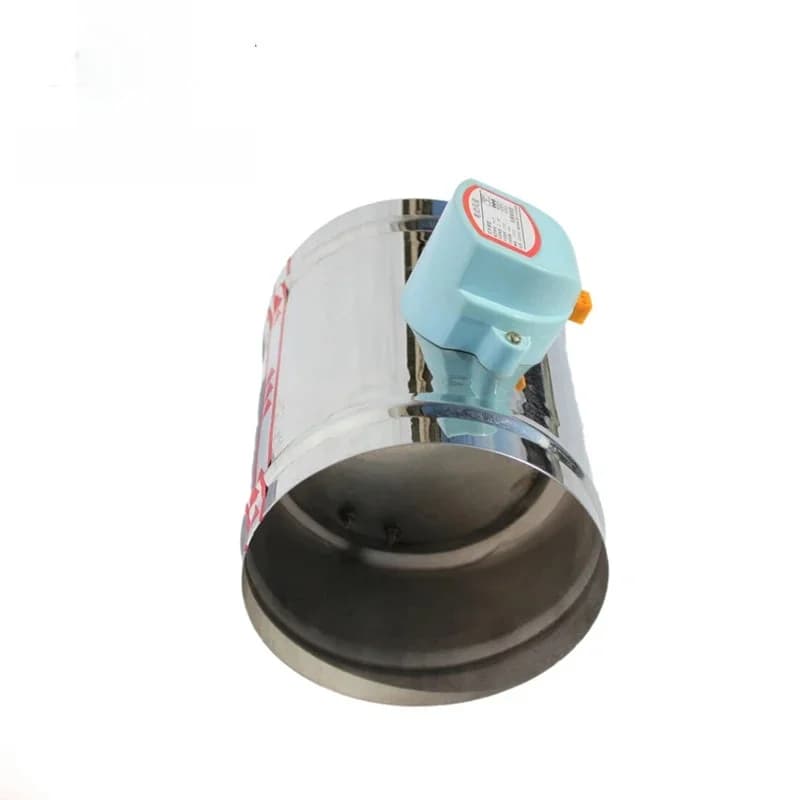 Valve d'air électrique à amortisseur 201 en acier inoxydable, clapet anti-retour motorisé pour tuyau 3/4/5/6/8 pouces 80/100/125/150/200/250mm 220V 12V 24V