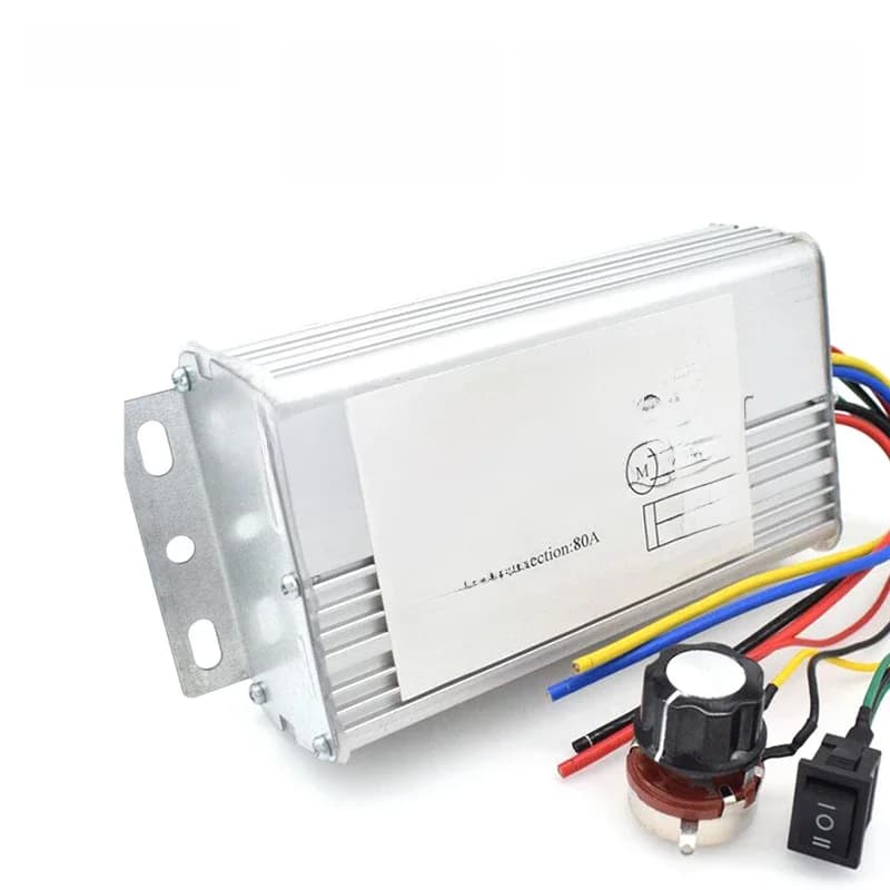 DC 12 V-60 V 70A 4000 W DC moteur Durable PWM contrôle de vitesse brosse contrôleur remplacement pour Scooter électrique vélo Portable