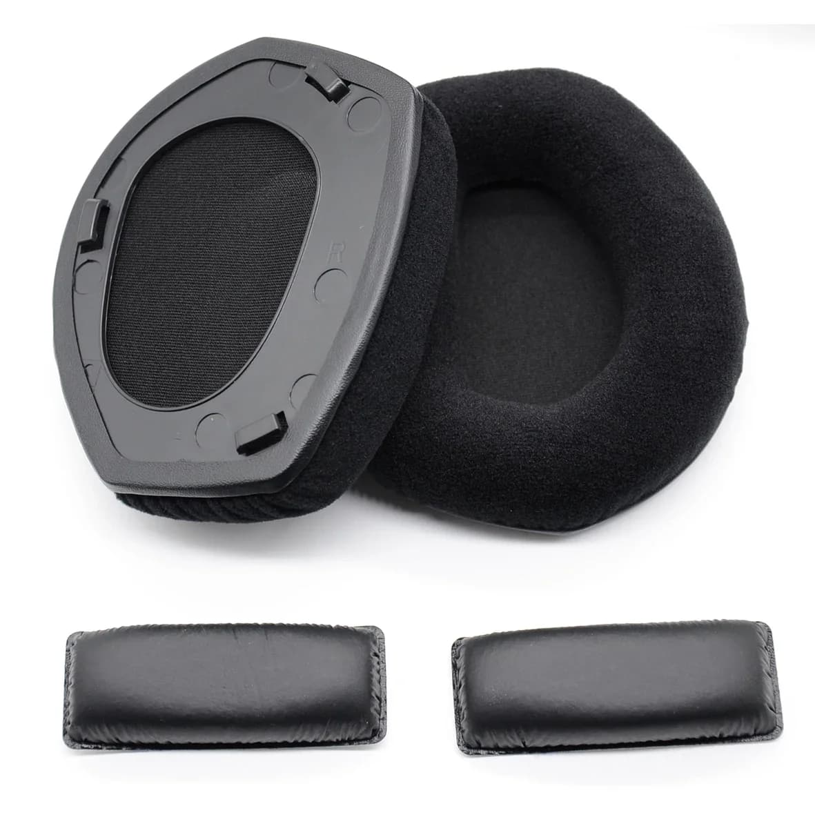 Nouveaux coussinets d'oreille pour Sennheiser HDR 165 175 185 195 écouteurs oreillettes en velours housse de remplacement avec boucle en plastique