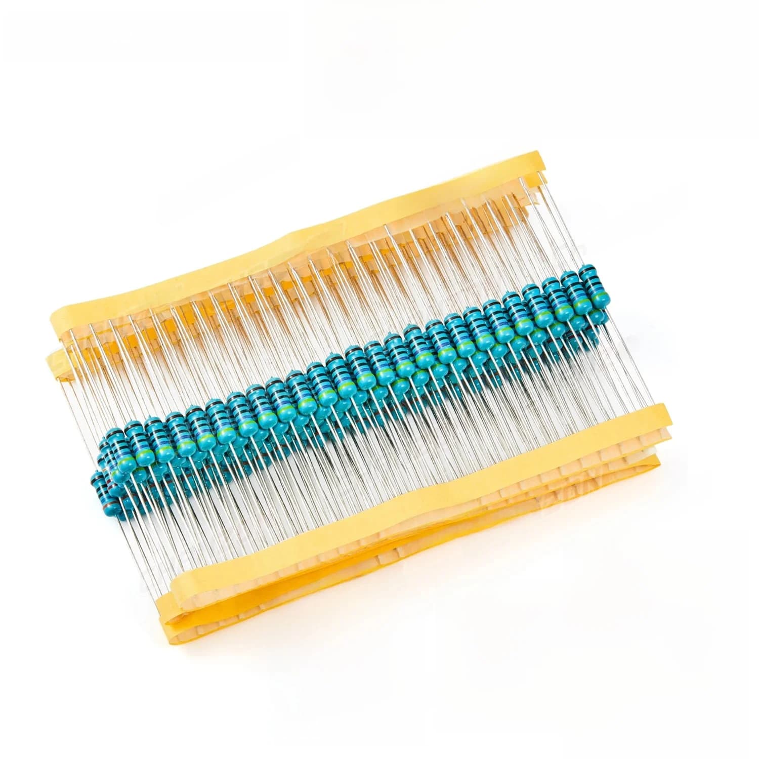 Résistances à Film métallique, 36 valeurs, 1W 1% 0,1ohm - 1M ohm, 1Watt, haute précision MF fixe 470 1K 2.2K 4.7K 10K 100K 220K 4R7 2K2, 50 pièces