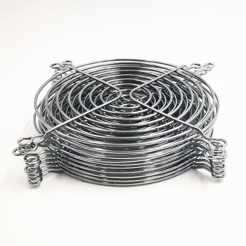 Couvercle de grille de ventilateur de refroidissement en métal, protection contre les radiations, filet de protection de filtre, 80mm, 90mm, 120mm, 10 pièces