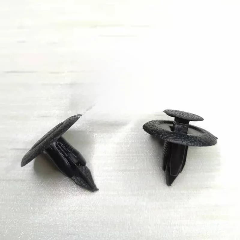 10/20/50 pièces noir porte de voiture garde-boue coffre attache panneau Clips Rivet 6mm trou pour Mazda GJ 2168885 GJ21-68-885B-02 GJ21-68-885