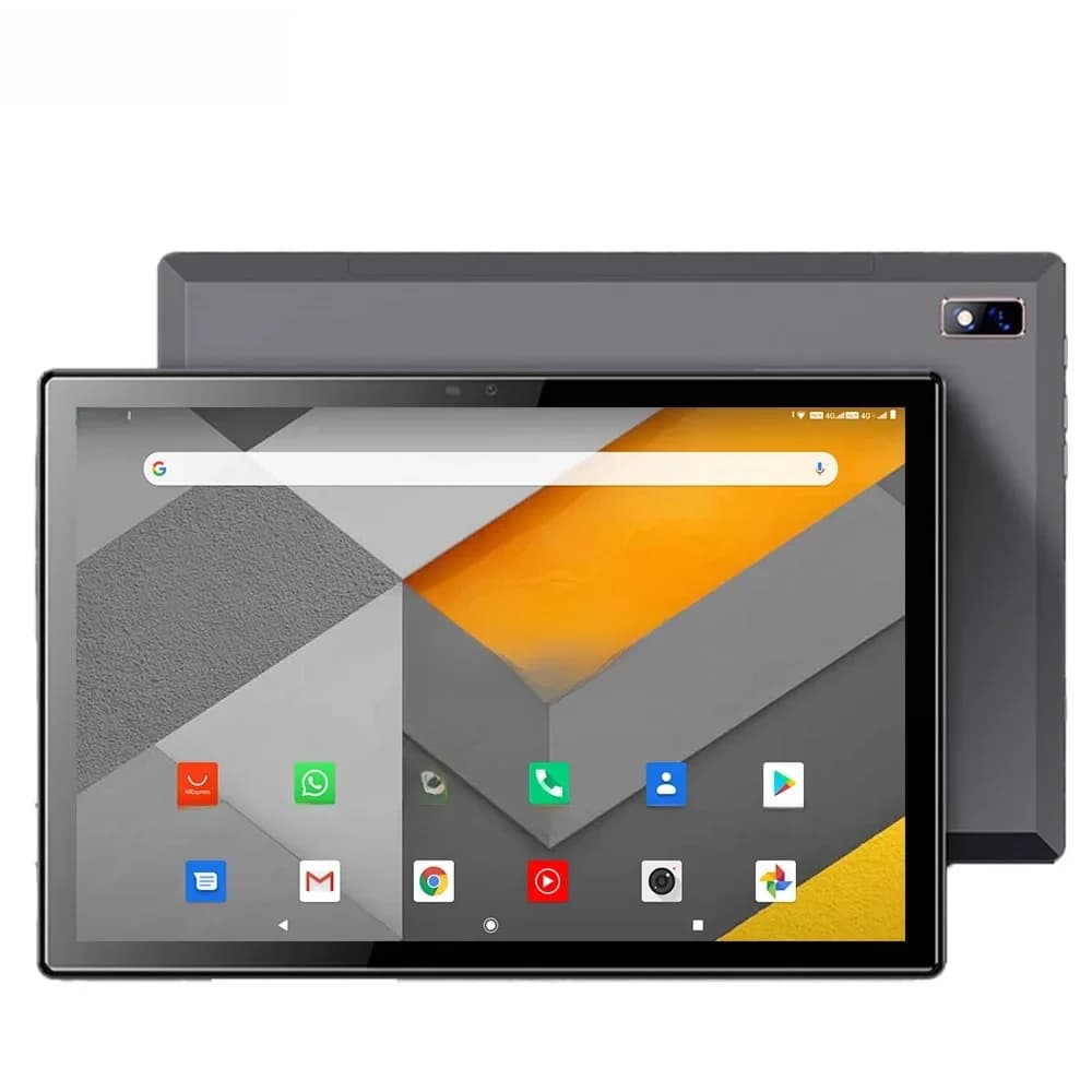 Nouvelle tablette BDF 10,1 pouces Octa Core Android 13, réseau 4G, double SIM, 8 Go de RAM, 256 Go de ROM, Wi-Fi, Google Play, tablette PC avec accélération IA