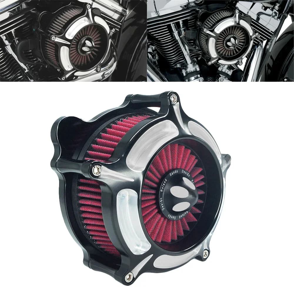 Filtre à air RSD pour moto CNC, filtre d'admission pour Harley Sportster, ocia, Softail, Touring Street, Fetal de Road King, Fatboy