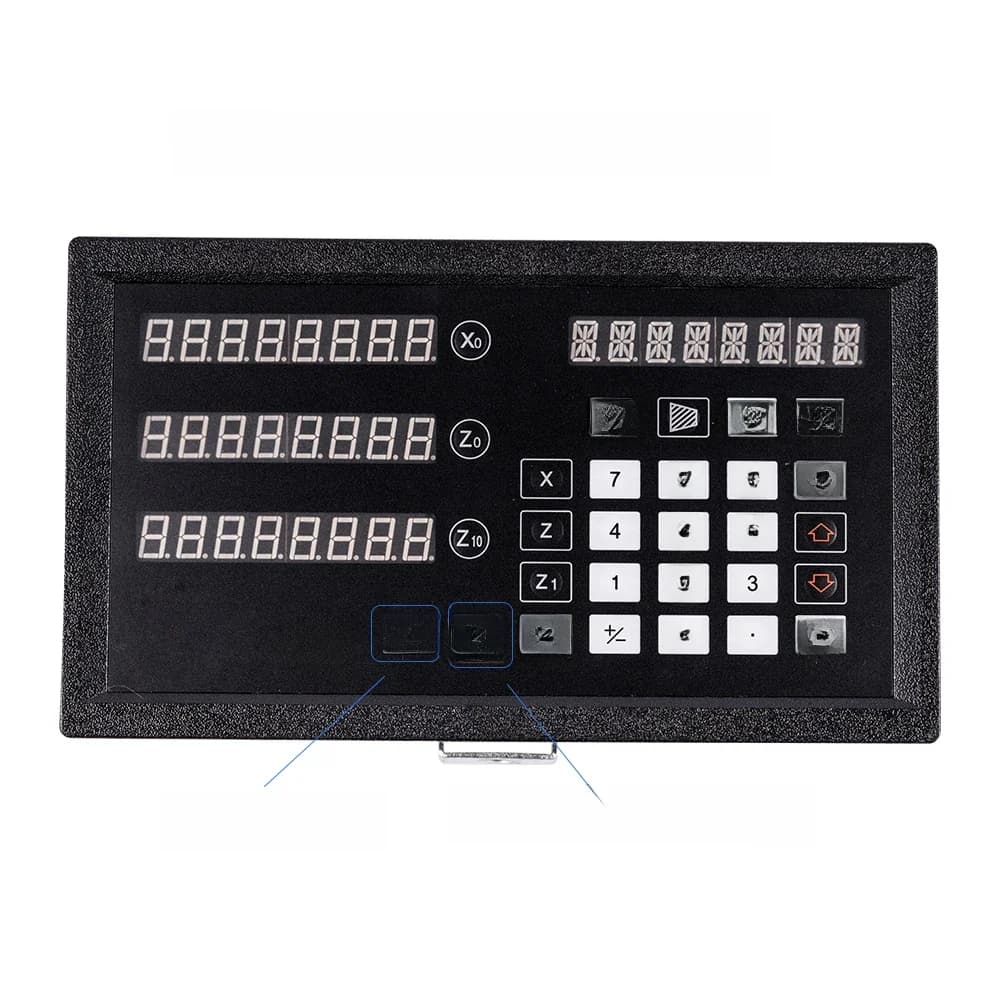 Moniteur de lecture numérique 3 axes Fivetecnc pour tour, compatible avec les encodeurs à règle linéaire SINPO Ditron Easson