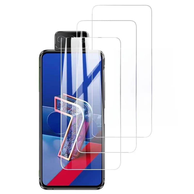 Protecteur d'écran pour Asus Zenfone 7, 3 pièces, Film en verre trempé ZS670KS 7 Pro ZS671KS, 9H