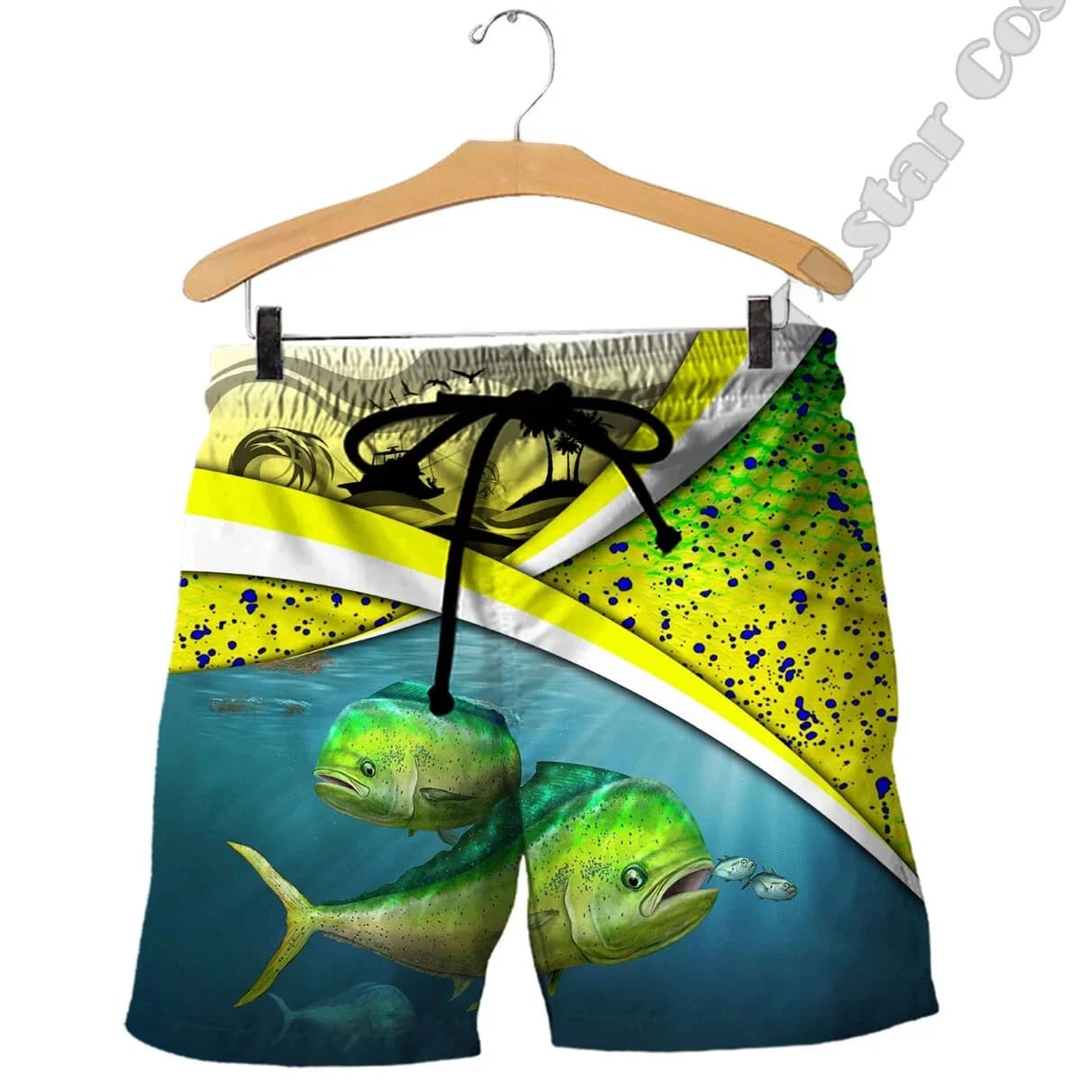 PLstar Cosmos thon MaHi Marlin NewFashion pêche pêcheur Animal drôle 3DPrint hommes/femmes unisexe été Shorts plage pantalons courts 1