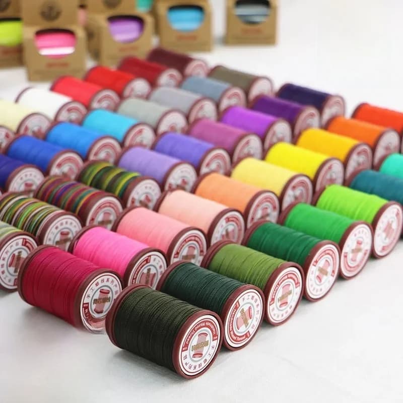 Collier en dentelle écologique, fil de cire, Micro noyau, ligne ronde, 0.35 0.45 0.55, fait à la main, sac en cuir, bijoux tissés en Polyester