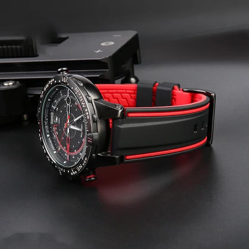 Bracelet de montre convexe en Silicone pour Timex Tide Compass T2N720 T2N721, accessoires de chaîne de montre pour hommes, ceinture 24x16mm
