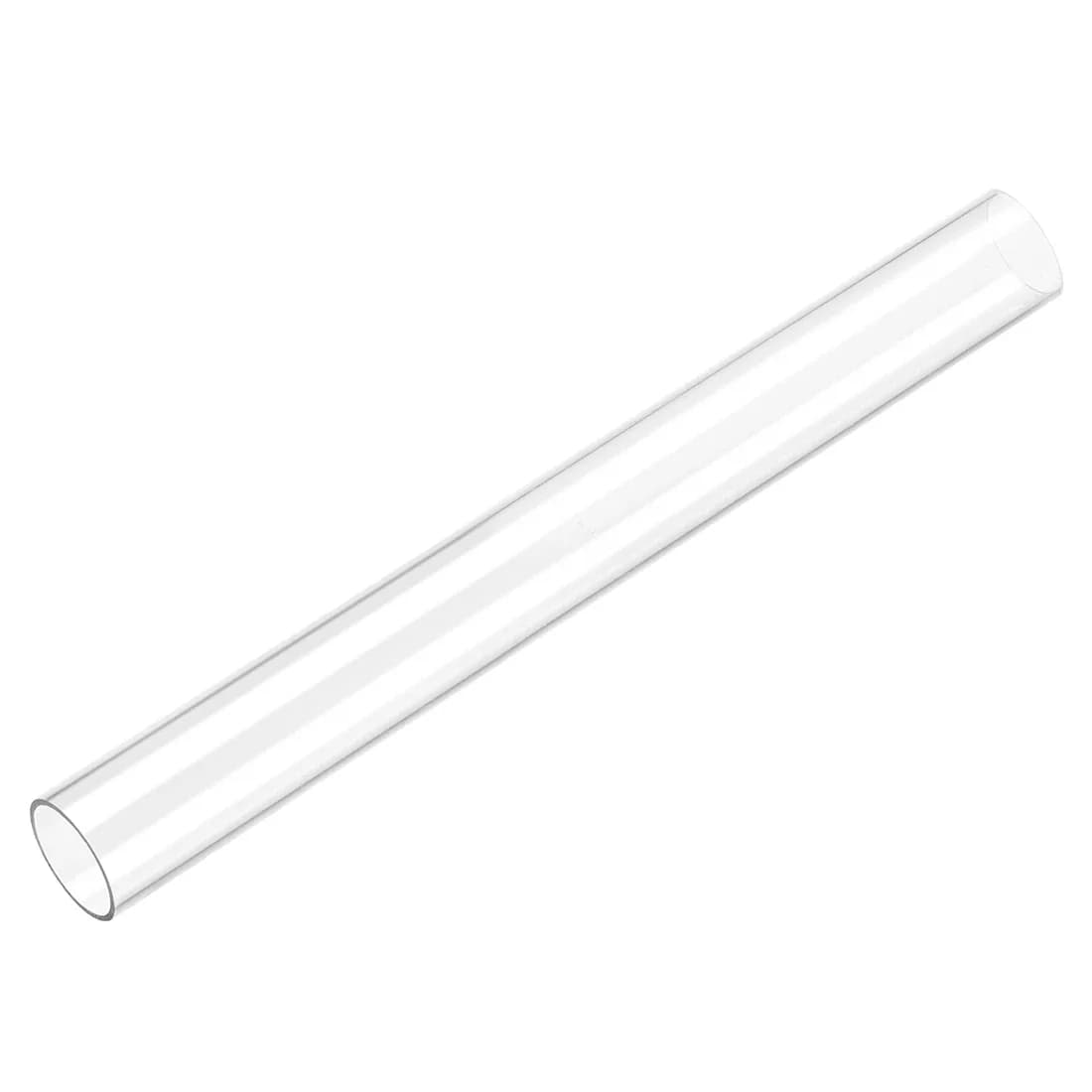 Uxcell-Raccords de tuyaux en plastique transparent, tube rond rigide en polycarbonate, tube en acrylique dur, longueur 305mm, O.D 6-50mm, 1 pièce