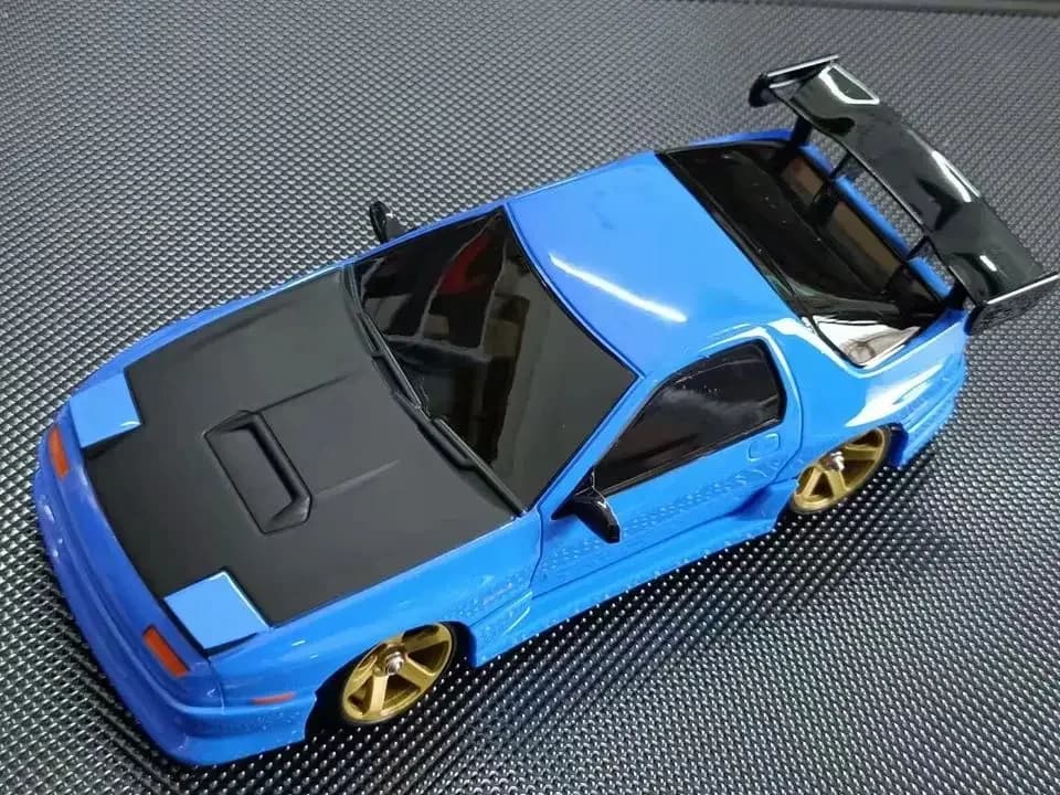 Coque de voiture Mazd RX7FC en plastique ABS, empattement de 90mm pour voiture RC 1/28 mini-q mini-z XRX DRZ HGD1