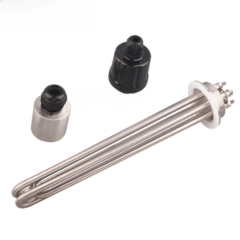 Élément chauffant à immersion électrique 2'Tri Clamp pour brassage artisanal, en acier inoxydable 304, 220V/380V, 3KW/4.5KW/6KW/9KW/12KW