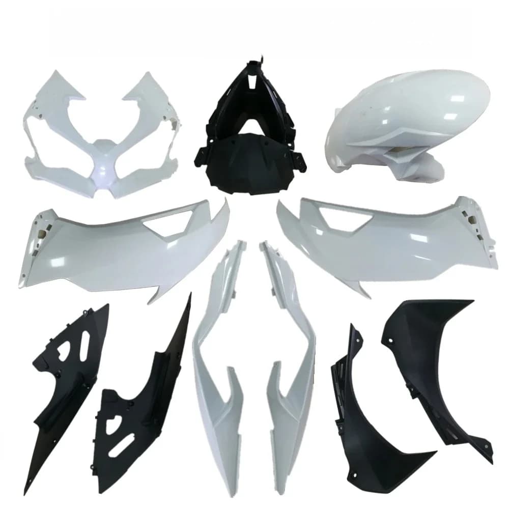 Pour ZX6R 2019-2020-2021 Composants Pack Gauche et Droite Capot Moto Non Peint Carénage 6R 636 19-20-21 Pièces En Plastique
