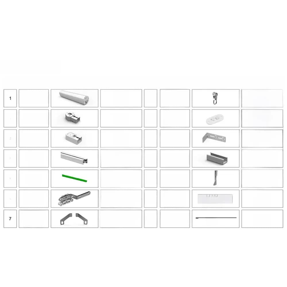 Zemismart-Accessoires de moteur de rideau, coureurs de ceinture de piste, porte une prise de boîte de vitesses, fonctionne avec Tuya Alexa Google Home, ZM79