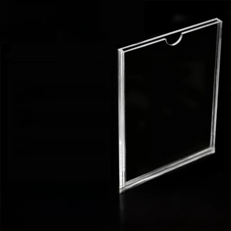 Boîte à cartes en acrylique, fente simple et Double couche, transparente, affichage en plexiglas, personnalisation