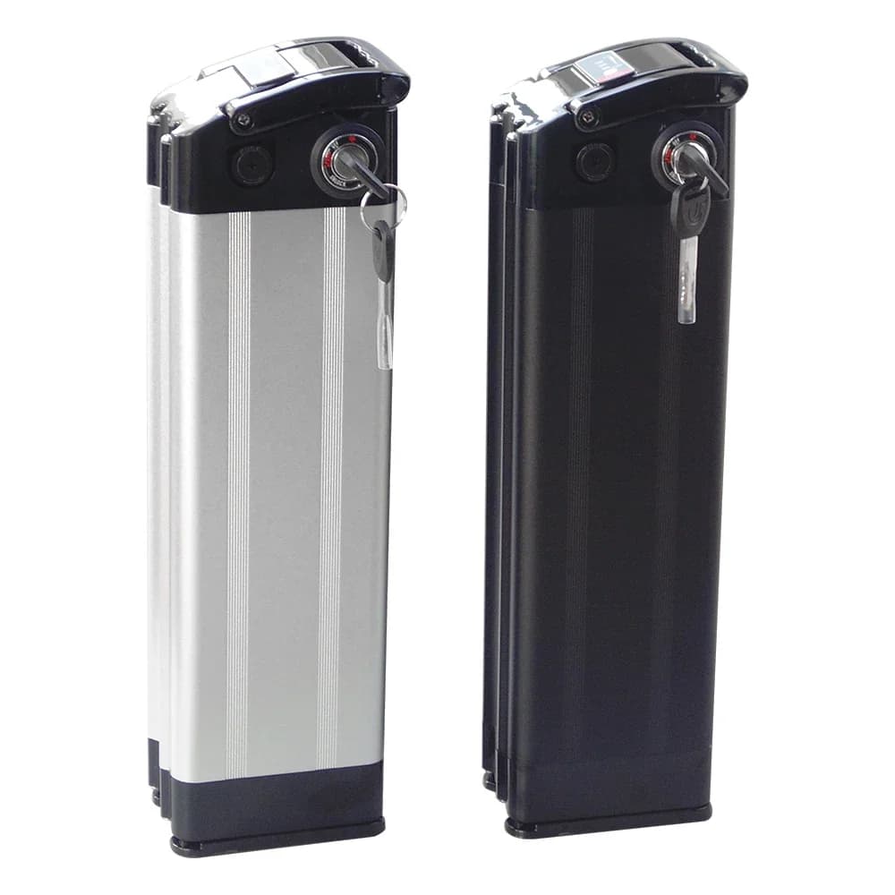 Batteries de vélo électrique Silver Fish 36V 10Ah 12Ah 15Ah 250W 500W avec chargeur, taxes UE et US incluses
